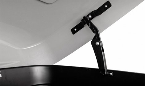 Бокс на крышу Piligrim Джокер 530 Белый матовый (180x86x43)