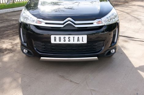 Передняя защита Russtal для Citroen Aircross (2012-2015)
