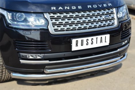 Передняя защита Russtal для Land Rover Range Rover (2012-2015)