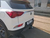 Съемный фаркоп Bizon FA 0670-E под квадрат для SsangYong Korando (2019-2023)