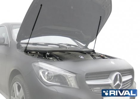 Газовые упоры (амортизаторы) капота Rival для Mercedes-Benz CLA
