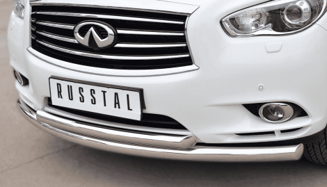 Передняя защита Russtal для Infiniti JX (2012-2013)