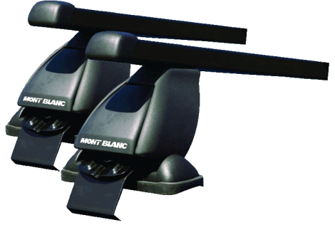 Багажник MontBlanc на прямоугольных дугах для Kia Opirus