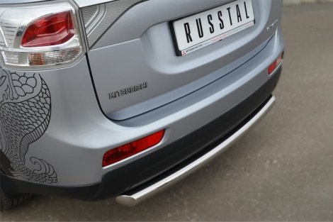 Защита заднего бампера Russtal d63 (дуга) для Mitsubishi Outlander