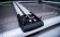 Багажник FICOPRO серебристый на аэродинамических дугах для Kia Rio