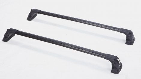 Багажник Turtle AIR-3 Premium Black на аэродинамических дугах для BMW 1-series 5-дв хетчбэк (2004-2018)