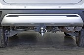 Съемный фаркоп PTGroup под квадрат 50х50 для Mitsubishi Outlander (2018-2022)