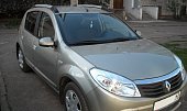 Рейлинги на крышу АПС для Renault Sandero (2009-2014) серый