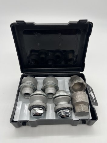 Секретки для оригинальных дисков Farad Galaxylock AD9T/M/2 с 2мя ключами для Toyota Land Cruiser 200