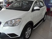 Пороги алюминиевые (Alyans) для Ssang Yong Actyon