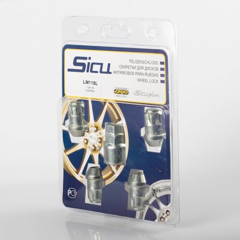 Секретки для оригинальных дисков Farad Sicu LM115L для Kia Pride (1987-2017)