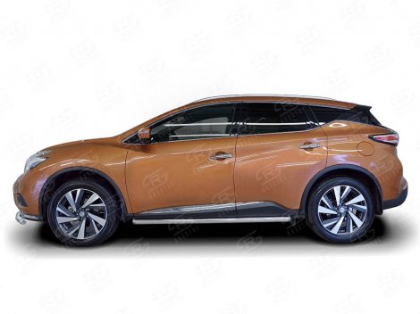 Пороги Russtal труба для Nissan Murano