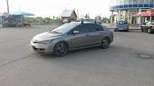 Багажник LUX на прямоугольных дугах для  Honda Civic седан (2006-2011)