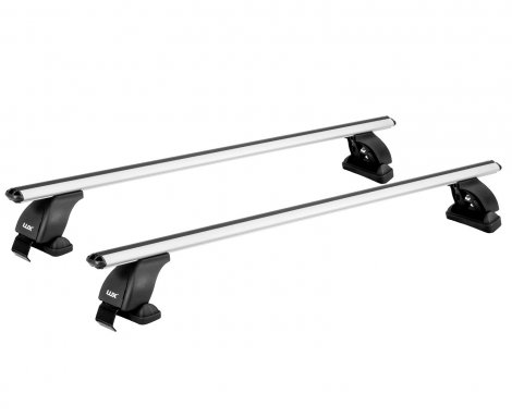 Багажник LUX на аэродинамических дугах для  Kia Rio седан (2011-2017)