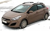 Рейлинги на крышу АПС для Hyundai i30 (2011-2017) черные