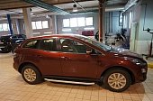 Пороги алюминиевые (Alyans) для Mazda CX7