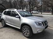 Багажник Turtle AIR-1 Black на аэродинамических дугах для Nissan Terrano (2014-н.в.)