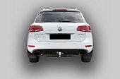 Съемный фаркоп под квадрат Leader Plus V124-E для Volkswagen Touareg (2002-2010)