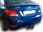 Фиксированный фаркоп Leader Plus H219-A для Hyundai Solaris седан (2011-2016)