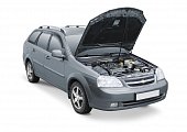 Газовые упоры (амортизаторы) капота АвтоУпор URAGEN011 для Chevrolet Lacetti (2004-2013)