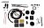 Комплект 13-ти полюсной электрики Westfalia 323189300113 для Land Rover Discovery Sport (2019-2020)