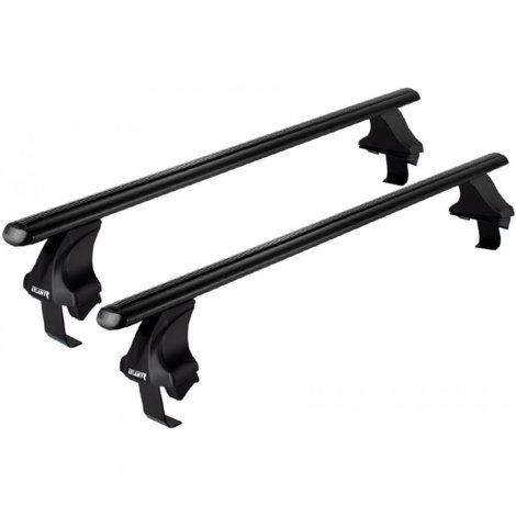 Багажник Атлант на черных аэродинамических дугах для Toyota Ist (2002-2007)