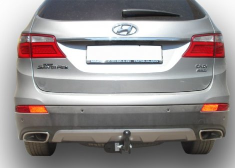 Фиксированный фаркоп Leader Plus для Hyundai Grand Santa Fe (2014-2018)