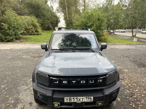 Багажник LUX Condor черный на аэродинамических дугах для Jetour T2