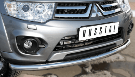 Передняя защита Russtal для Mitsubishi L200 (2014-2015)