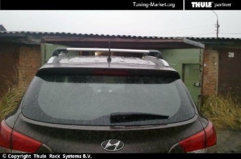 Багажник Thule WingBar Edge на интегрированных дугах для Hyundai ix35
