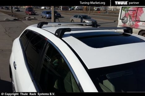 Багажник Thule WingBar Edge на интегрированных дугах для Mazda CX-7