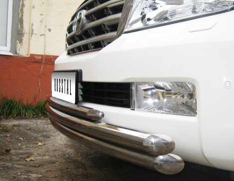 Передняя защита Russtal для Toyota Land Cruiser 200 (2007-2012)