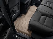 Задние коврики в салон WEATHERTECH для Toyota Land Cruiser 200 (бежевые)