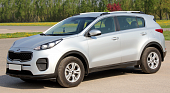Рейлинги на крышу АПС для Kia Sportage (2016-2022) серые