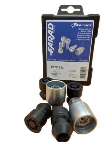 Секретки для оригинальных дисков Farad Sicustar BEN215L/2 для Subaru SVX (1991-1997)