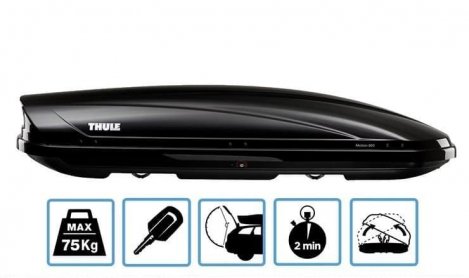 Бокс на крышу Thule Motion XL 800 глянцевый черный (205x84x45 см)