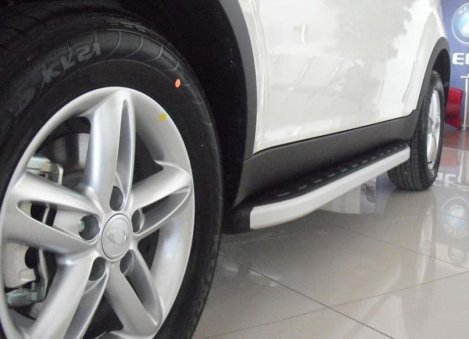Пороги алюминиевые (Alyans) для Ssang Yong Actyon