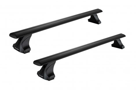 Багажник Атлант на черных крыловидных дугах для Hyundai Sonata (2015-2019)