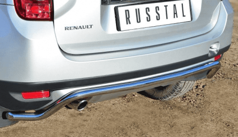 Защита заднего бампера D42 волна "RUSSTAL" для Renault Duster