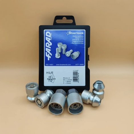 Секретки для оригинальных дисков Farad Starlock H1/E/2 для Kia Clarus (1996-2001)