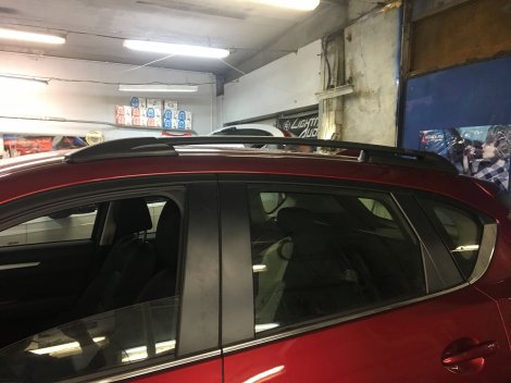 Рейлинги на крышу АПС для черный для Mazda CX-5 (2017-н.в.) черные