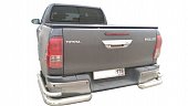 Жесткая трехсекционная крышка KRAMCO для Toyota Hilux Vigo Double Cab