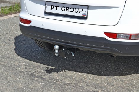 Съемный фаркоп PTGroup KSG-16-991101.22 под квадрат 50х50 для Hyundai Tucson (2019-2021)