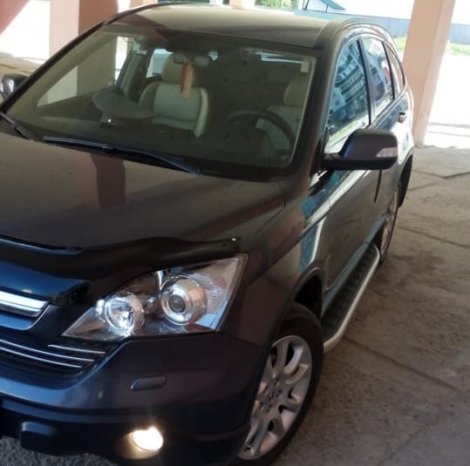 Пороги алюминиевые (Alyans) для Honda CR-V (2009-2012)