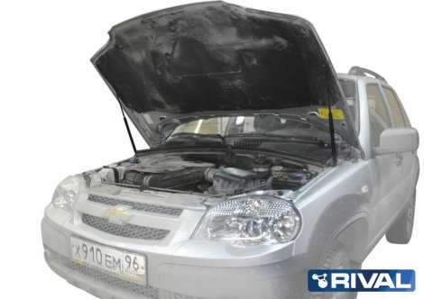 Газовые упоры (амортизаторы) капота Rival для Chevrolet Niva