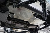 Алюминиевая защита днища АВС-Дизайн для Acura MDX без защиты картера (2014-н.в.)