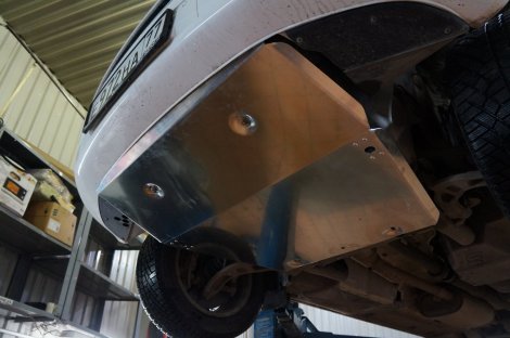 Алюминиевая защита картера и КПП АВС-Дизайн для Volkswagen Multivan (2010-2015)