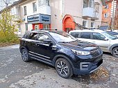 Багажник LUX Bridge серебристый на аэродинамических дугах для Changan CS55 (2017-н.в.)