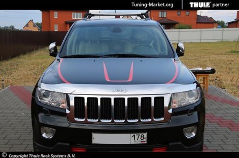 Багажник Thule WingBar Edge на интегрированных дугах для Jeep Grand Cherokee