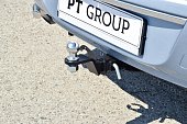 Съемный фаркоп PTGroup под квадрат 50х50 для Chevrolet Cobalt (2019-н.в.)